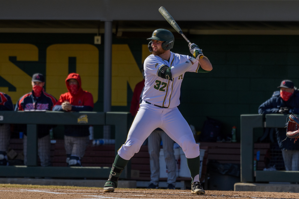 Scott Morgan playing baseball