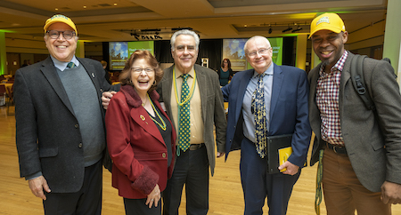 group of people at University Day