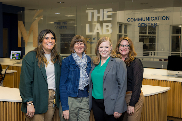 Shelby Broberg, Susan Lawrence, Melissa Broeckelman-Post, and Heidi Lawrence Photo by John Boal