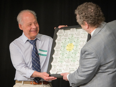 Lance Liotta accepts the Disclosure Awards
