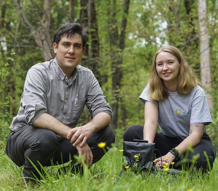 Daniel Hanley with student