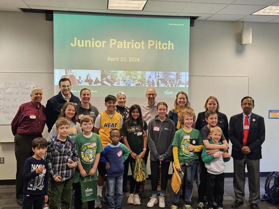 Participants in the Junior Patriot Pitch competition